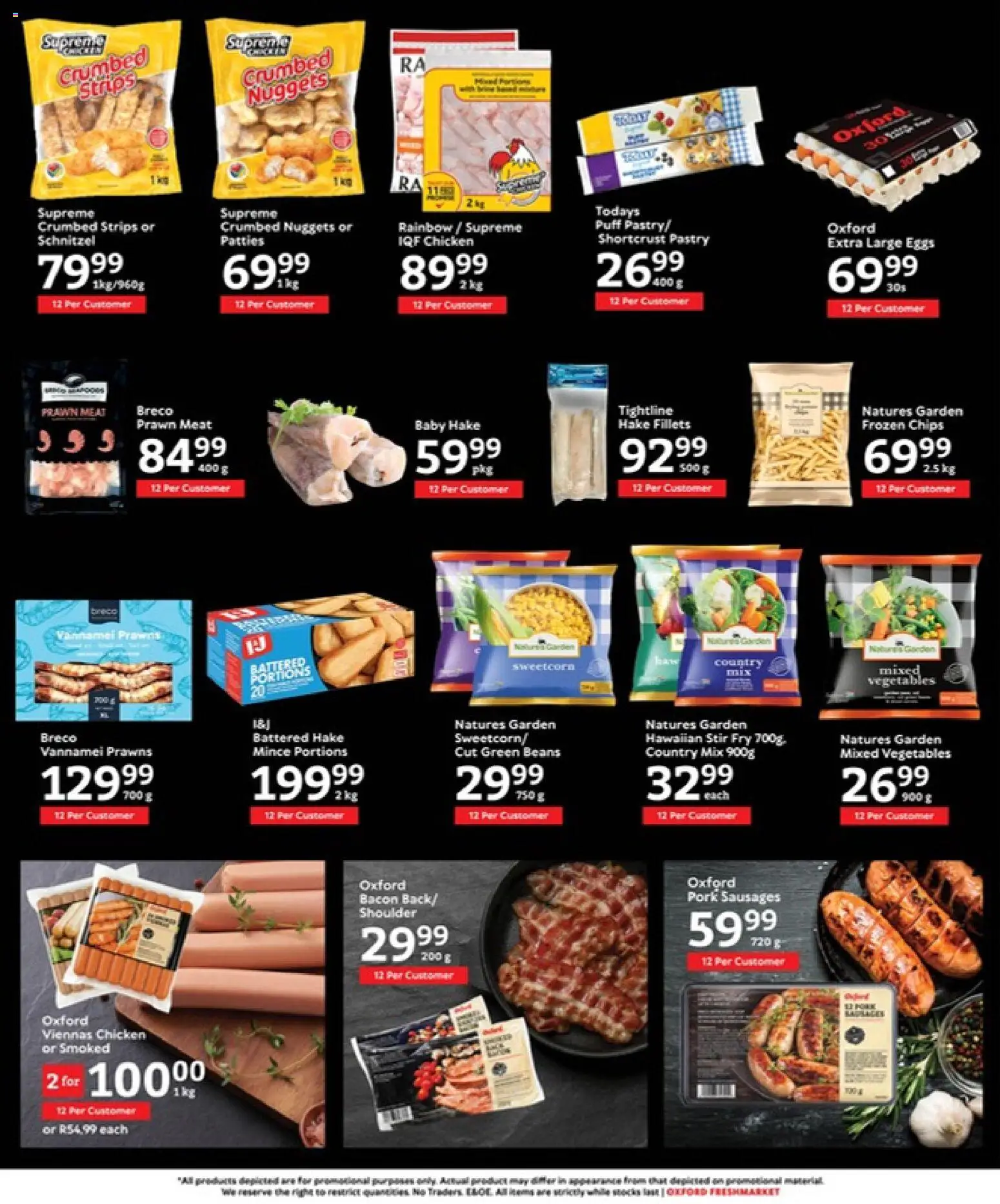New Oxford Freshmarket catalogue – valid from 15.04.2026 | Page: 13 | Products: Beans, Eggs, Pork, Chips