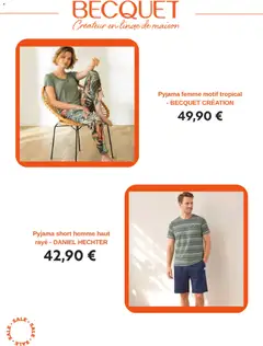 Becquet - Prévisualisation de Becquet catalogue Printemps valide à partir de 10.04.2026 | Page: 5 | Produits: Pyjama femme, Pyjama
