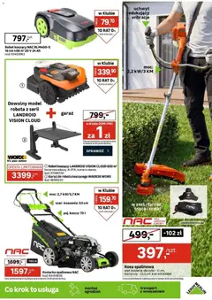 Pogląd oferty "Leroy Merlin gazetka" - ważna od 12.08.2026 | Strona: 27 | Produkty: Robot, Kosiarka spalinowa, Kosiarka