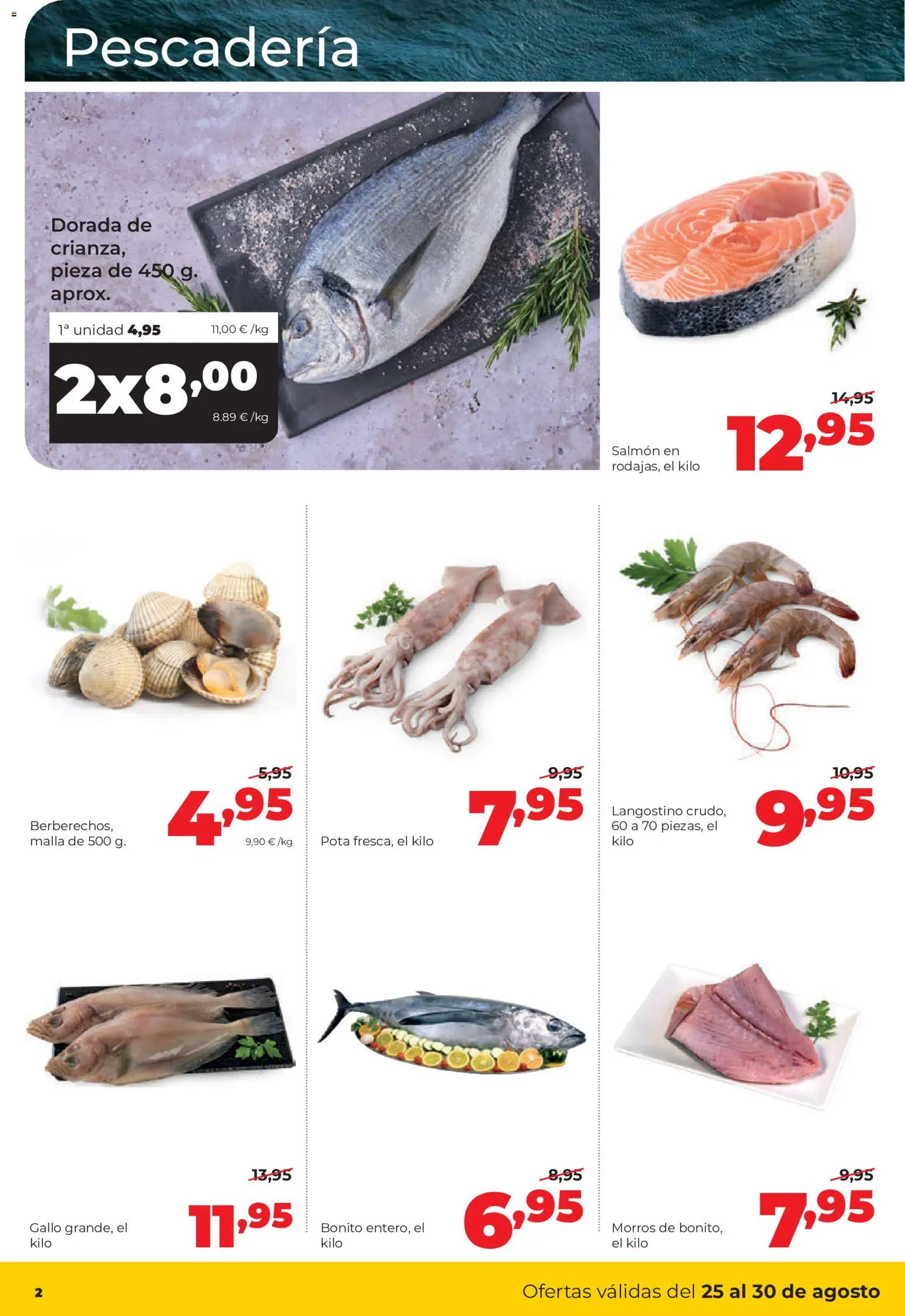 Alimerka folleto │ válido desde el 24/08/2026 | Página: 2 | Productos: Salmón, Langostino