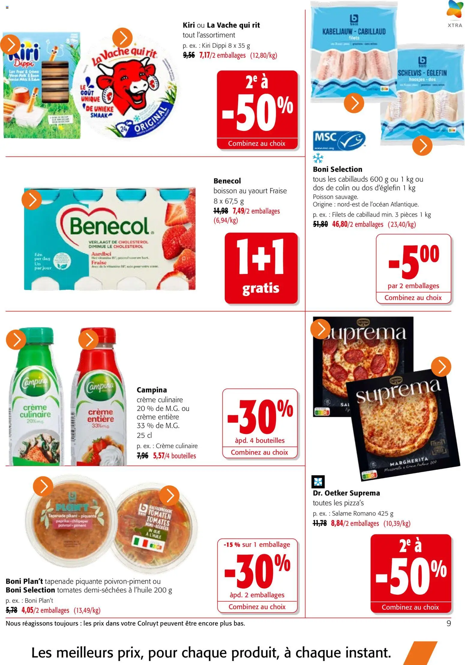 {H1} | Page: 9 | Produits: Boisson, Boisson au yaourt, Yaourt, Crème