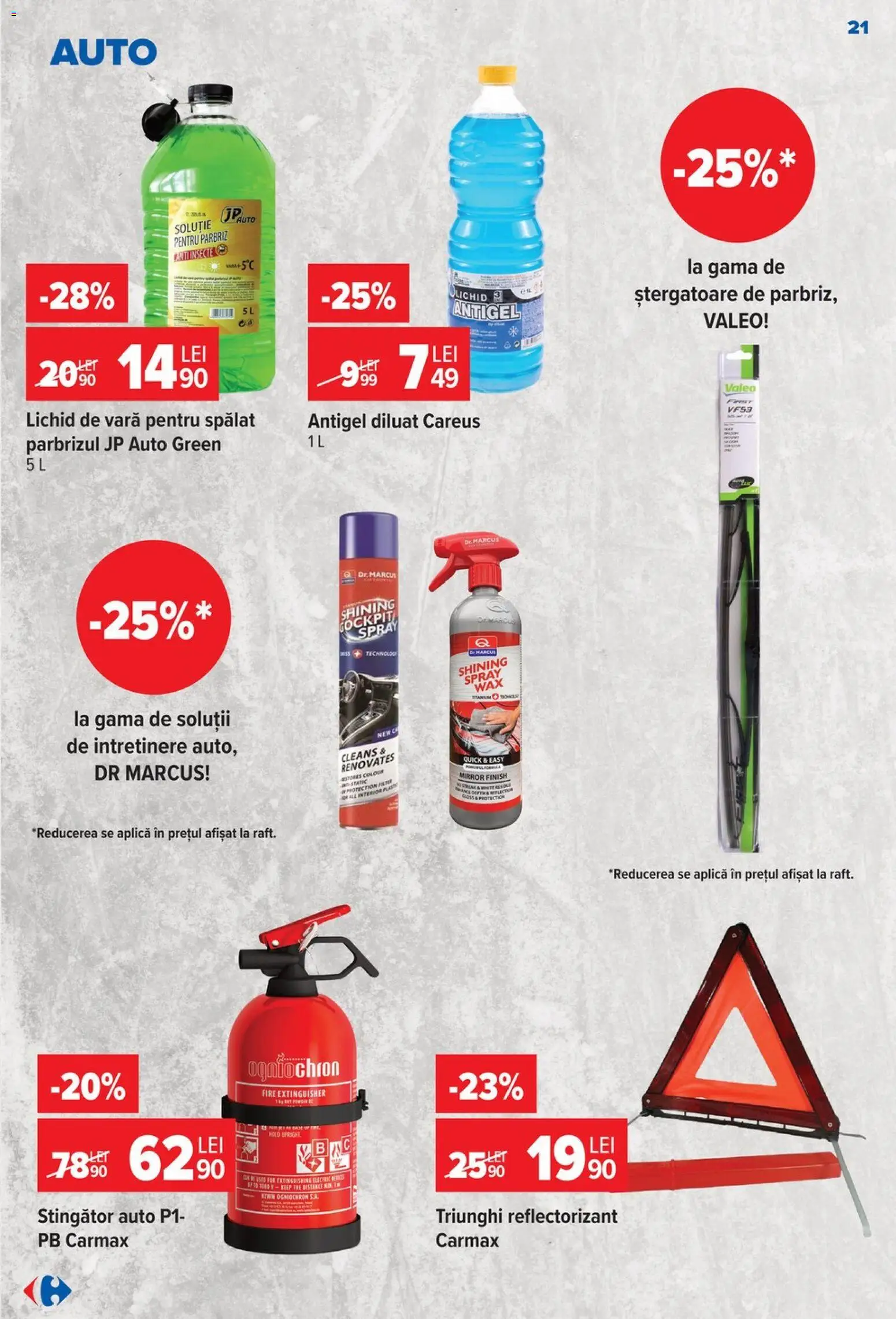 Noul catalog Carrefour – valabil de la 26.08.2026 | Pagină: 22 | Produse: Parbriz, Aplică