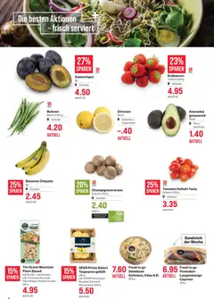 SPAR aktionen ab 20.08.2026 gültig | Seite: 4 | Produkte: Käse, Tomaten, Erdbeeren, Zitrone