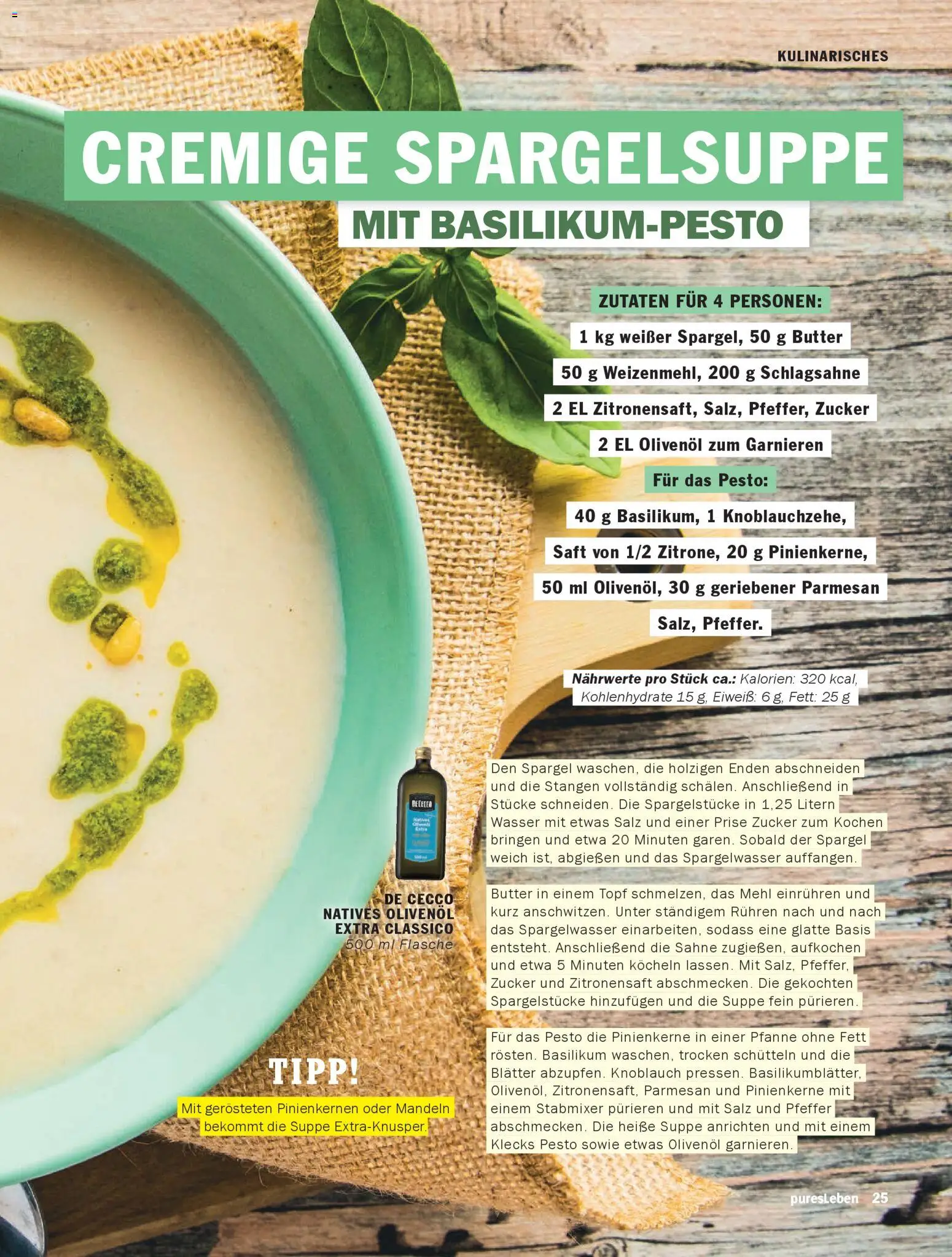 HIT pures Leben 02/2026 – gültig ab 14.04.2026 | Seite: 25 | Produkte: Schlagsahne, Olivenol, Stabmixer, Sahne