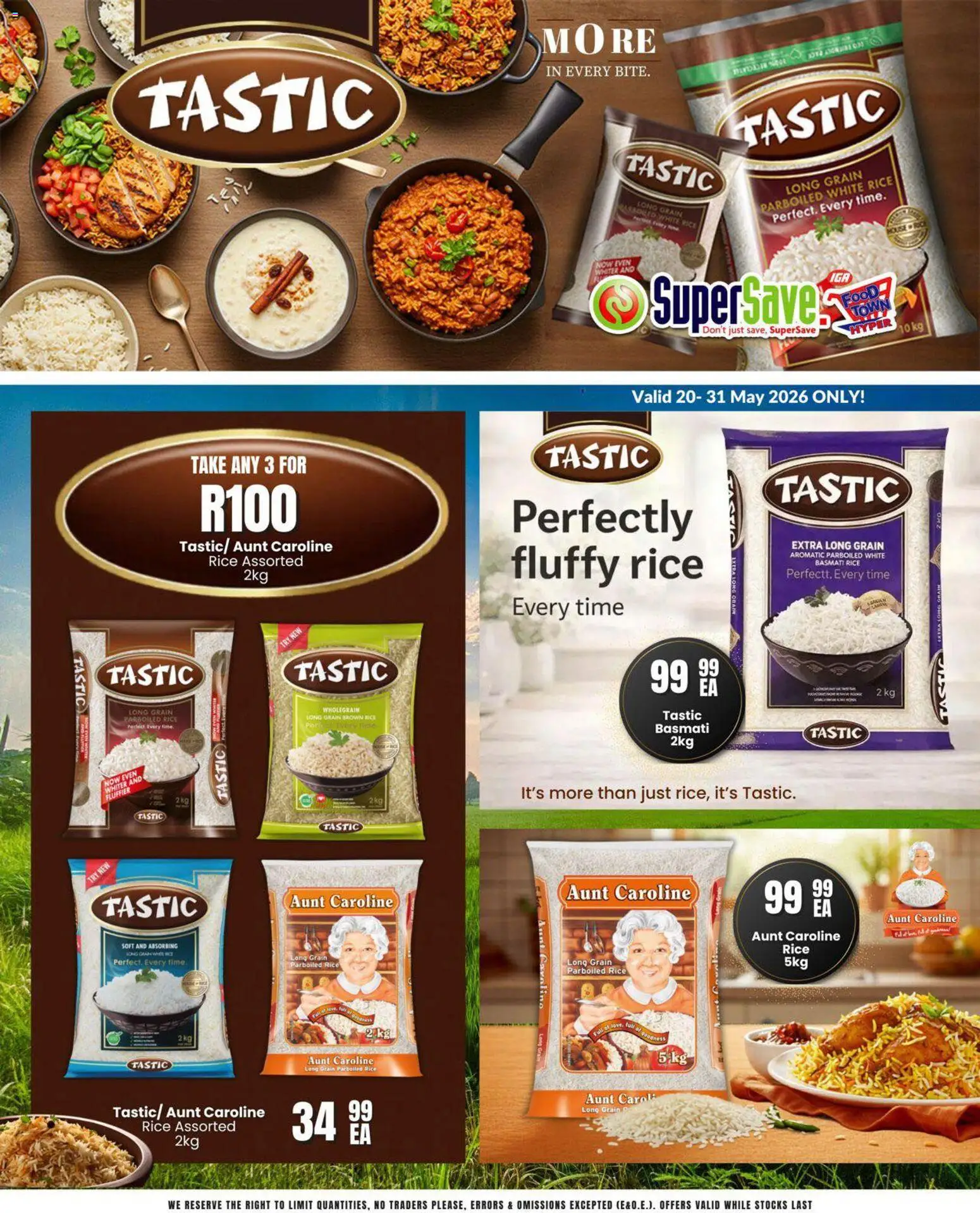 New Super Save catalogue – valid from 20.05.2026 | Page: 1 | Products: Rice