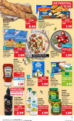 Kaufland DE - DE Folder Köln - Voorbeeld van een folder van Kaufland DE, geldig van 15.05.2026 | Pagina: 11 | Producten: Ketchup, Baguette, Grill, Feta