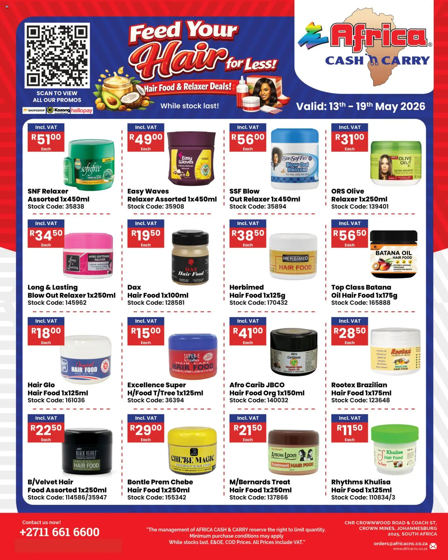 New Africa Cash & Carry catalogue – valid from 13.05.2026 | Page: 1