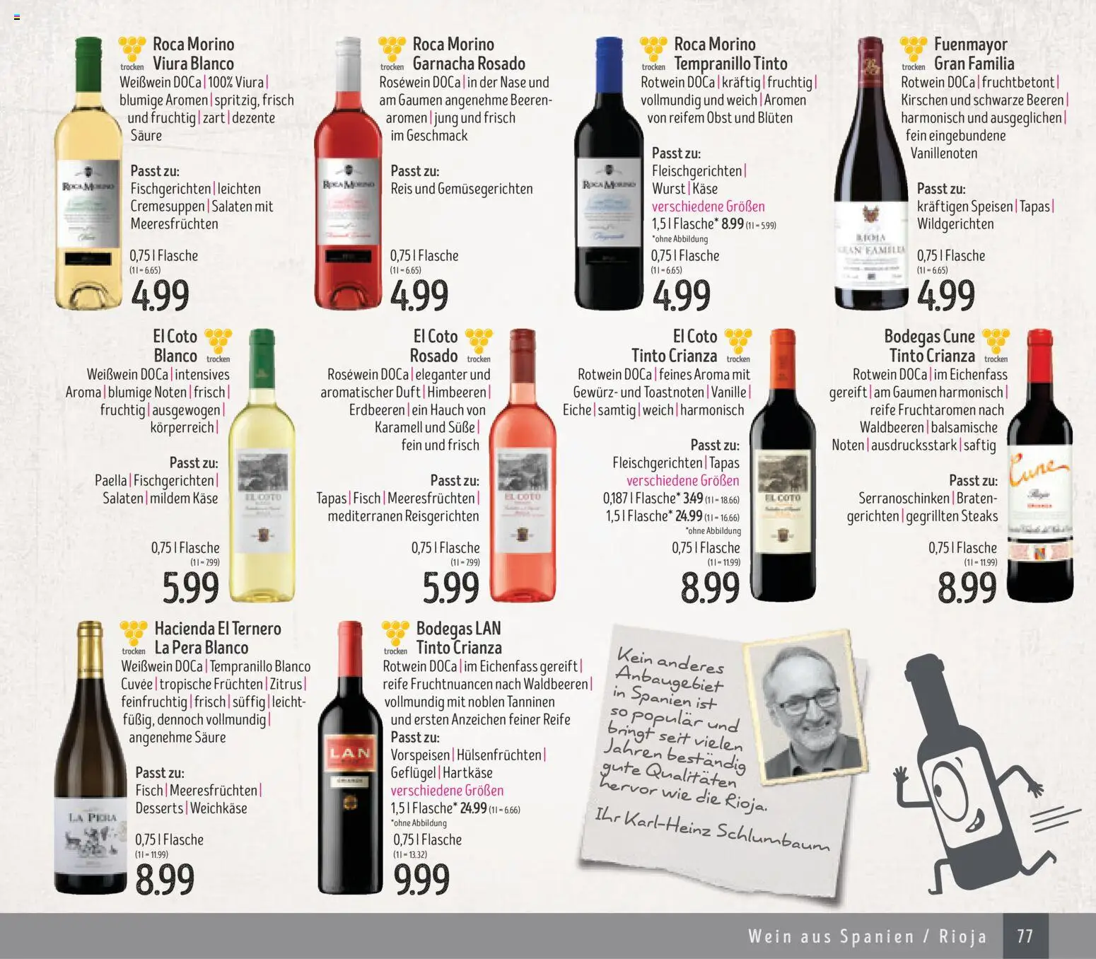 Edeka Struve Wein– und Spirituosen – gültig ab 14.11.2025 | Seite: 77 | Produkte: Käse, Obst, Wein, Erdbeeren