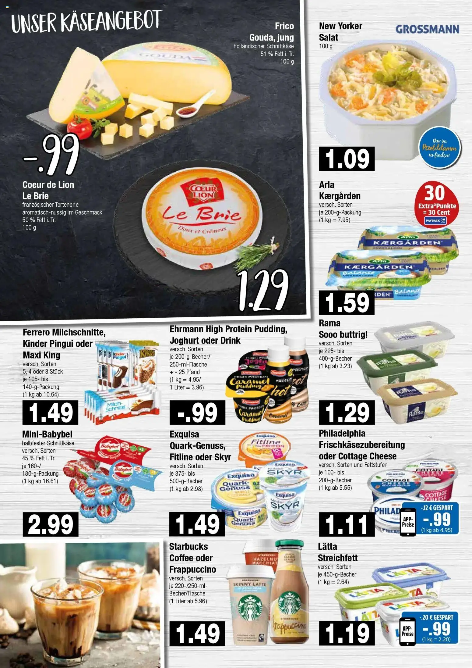 Edeka Prospekt Hamburg (ab 10.08.2026) » Angebote Online | Seite: 4 | Produkte: Philadelphia, Starbucks, Skyr, Salat