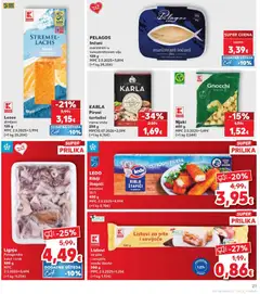 Ledo Riblji štapići, panirani 15/1 450 g - Pregled kataloga iz trgovine Kaufland, vrijedi od 16.09.2026 | Stranica: 21 | Proizvodi: Listovi za pite, Njoki, Tortellini, Ledo