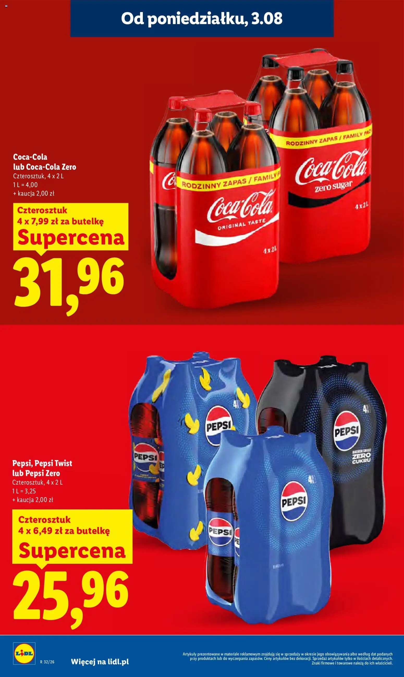 Lidl Polsko leták od 03.08.2026 | Strana: 20 | Produkty: Pepsi, Pepsi Zero