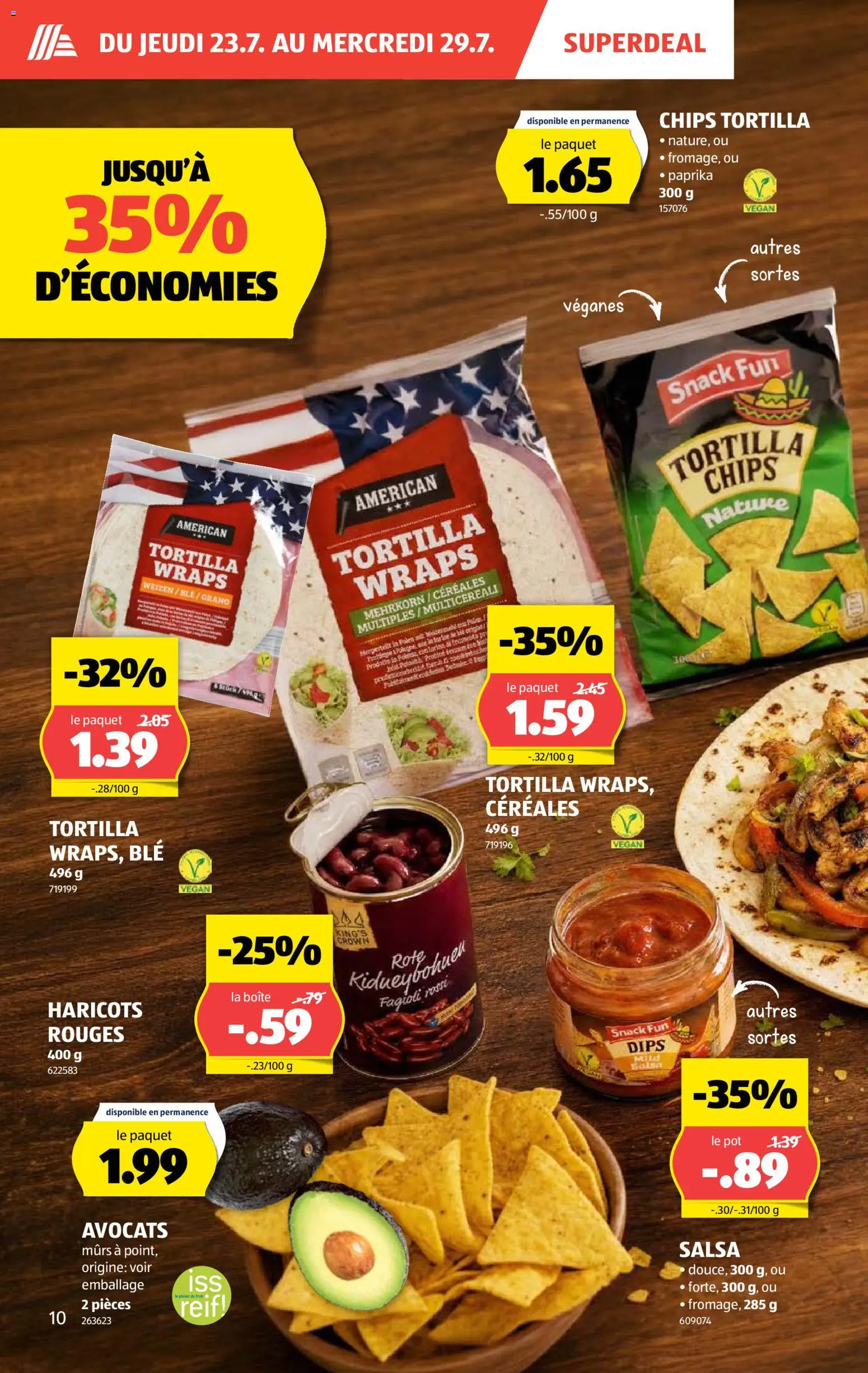 Aldi aktionen FR – gültig ab 23.07.2026 | Seite: 10 | Produkte: Chips