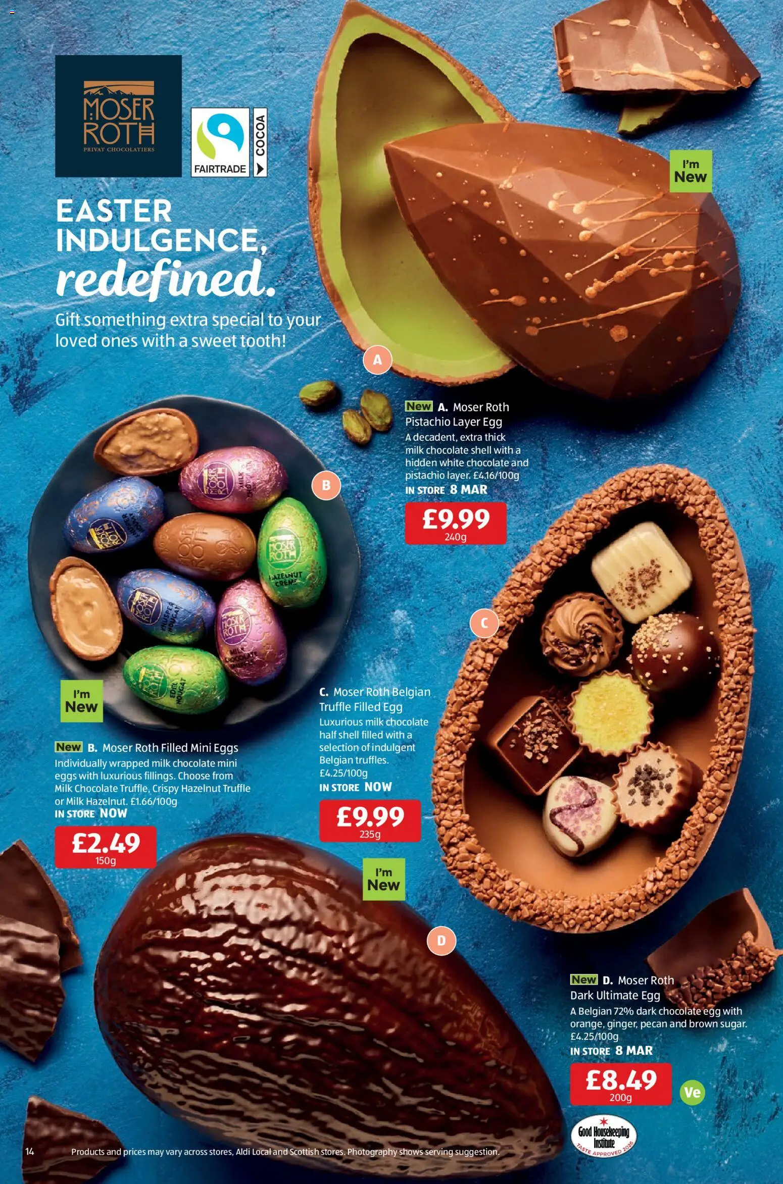 {H1} | Page: 14 | Products: Eggs, Chocolate, Luges, Cocoa
