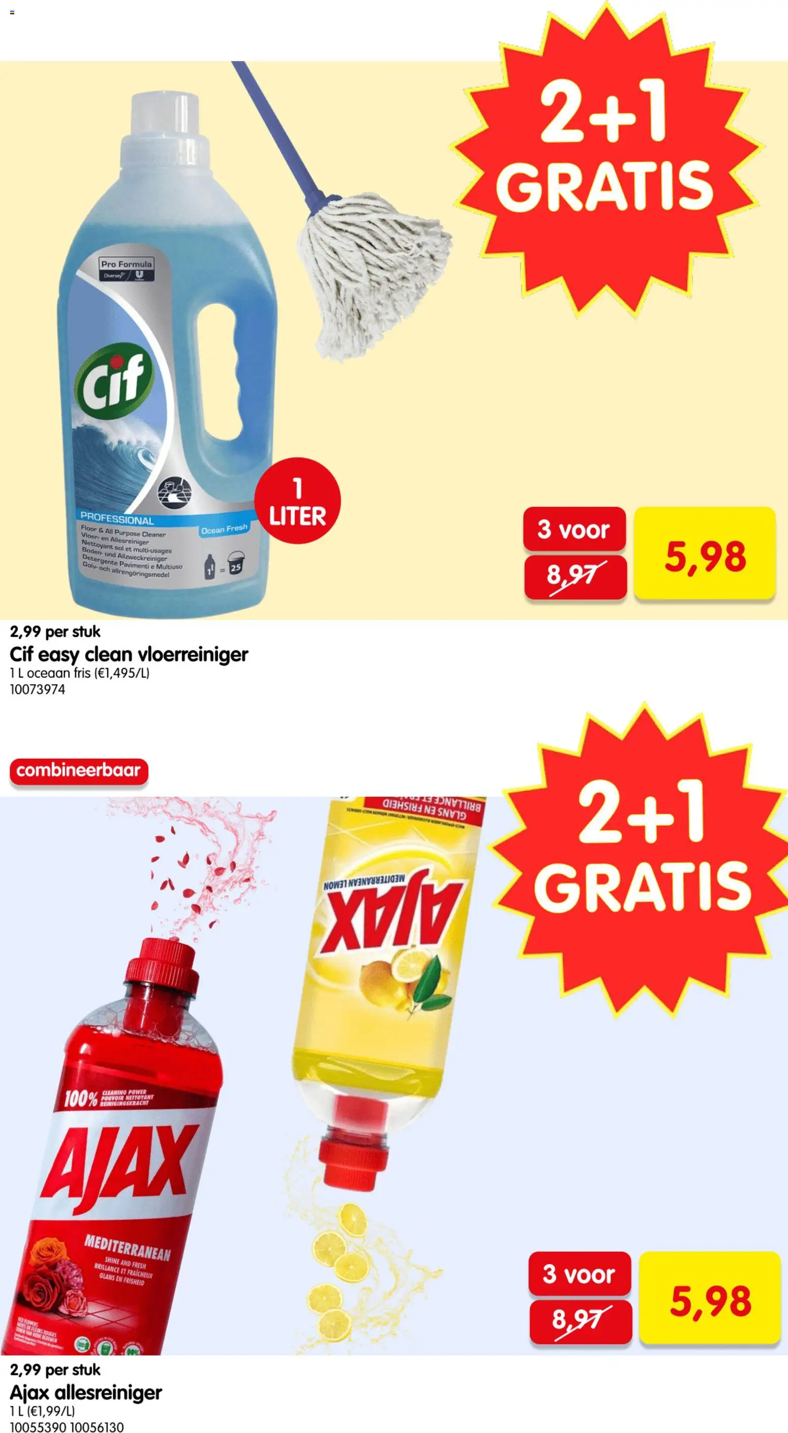 {H1} | Pagina: 5 | Producten: Bloemen, Allesreiniger