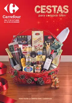 Vista previa Carrefour Cestas de Navidad válido desde el 17/10/2026