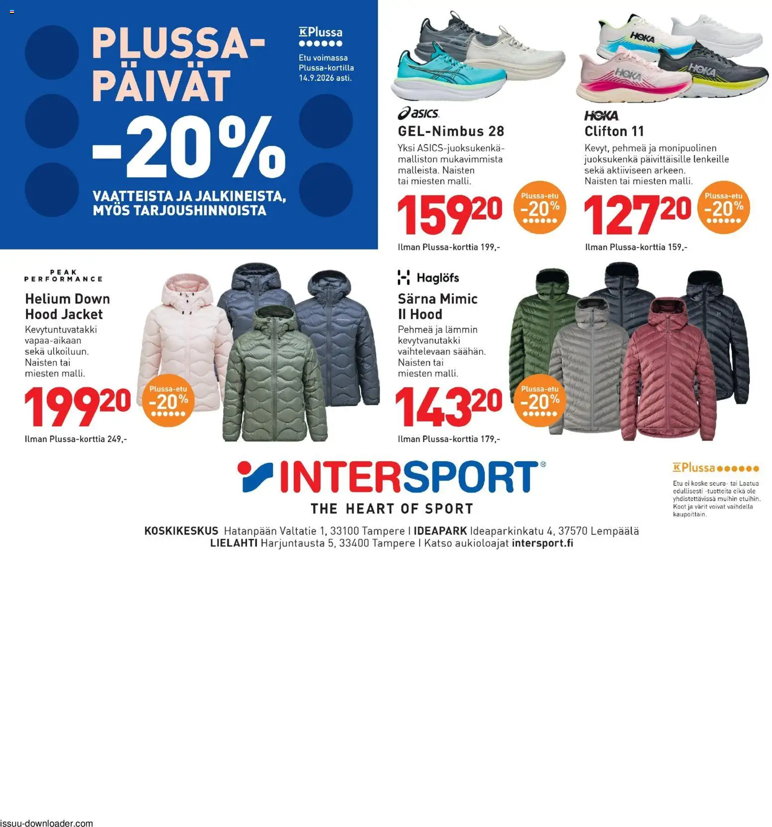 Intersport -  Aamulehti – voimassa 09/09/2026 alkaen | Sivu: 1