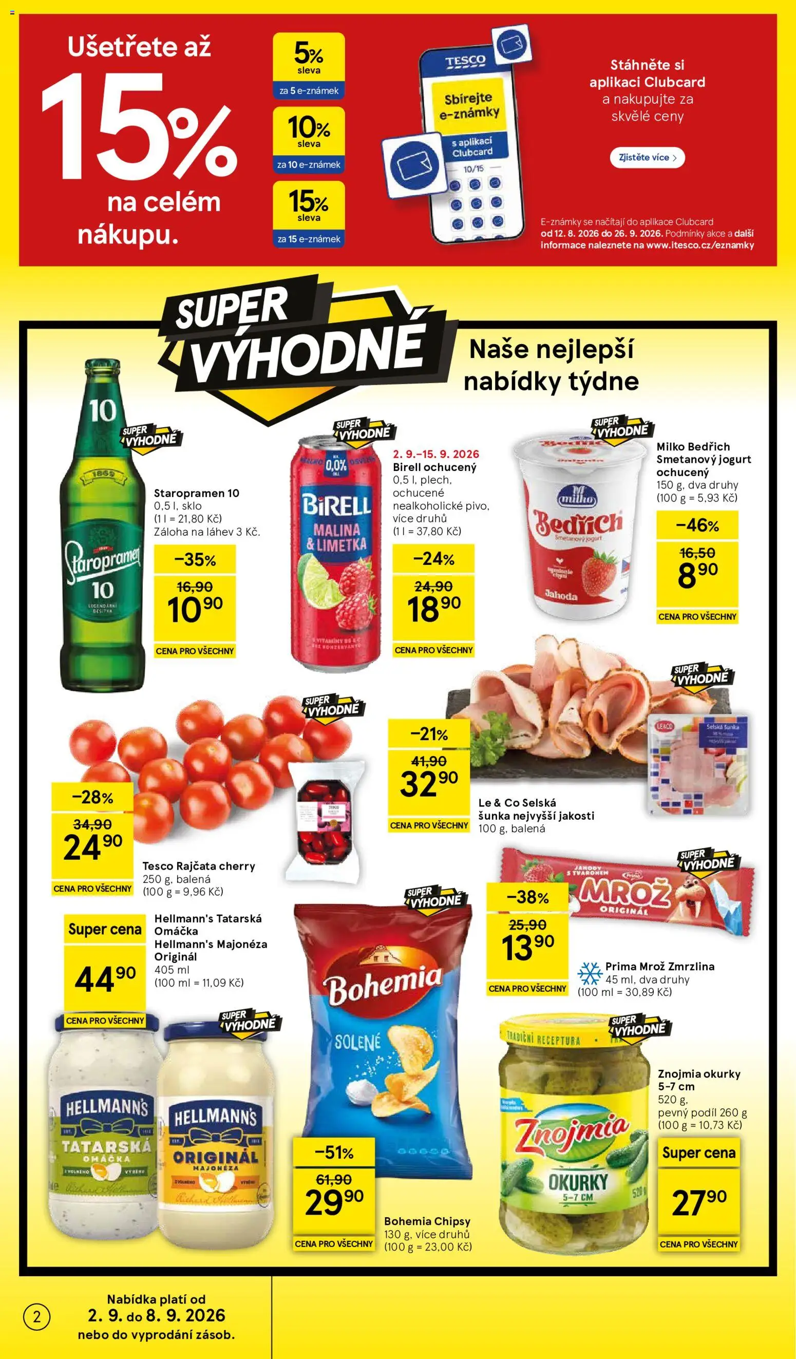Tesco leták - Supermarket od 02.09.2026 | Strana: 2