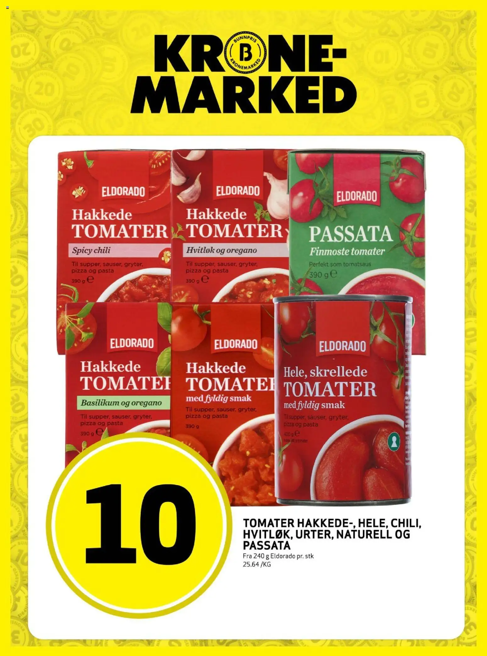 {H1} | Side: 4 | Produkter: Desk, Pasta, Oregano, Hvitløk