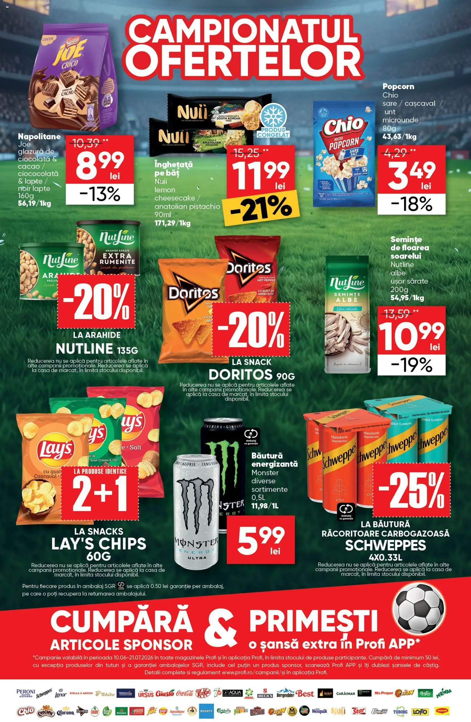 Noul catalog Profi – valabil de la 10.06.2026 | Pagină: 3 | Produse: Masaüstü kılıfı, Ardei iute, Plastik Kulübe, Înghețată