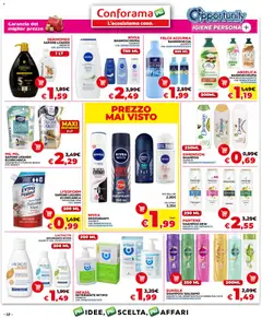 Anteprima del volantino Conforama volantino valido a partire dal 04.06.2026 | Pagina: 12 | Prodotti: Shampoo, Bagnoschiuma, Detergente intimo, Detergente