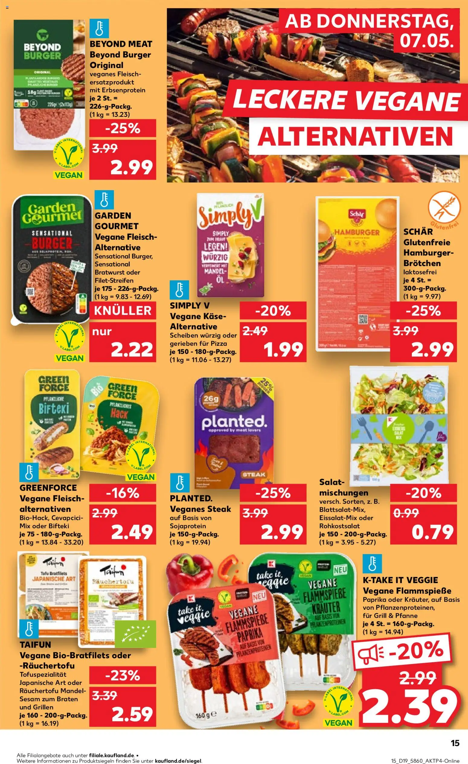 Kaufland Prospekt Stuttgart	 – gültig ab 07.05.2026 | Seite: 15 | Produkte: Grill, Cevapcici, Burger, Paprika