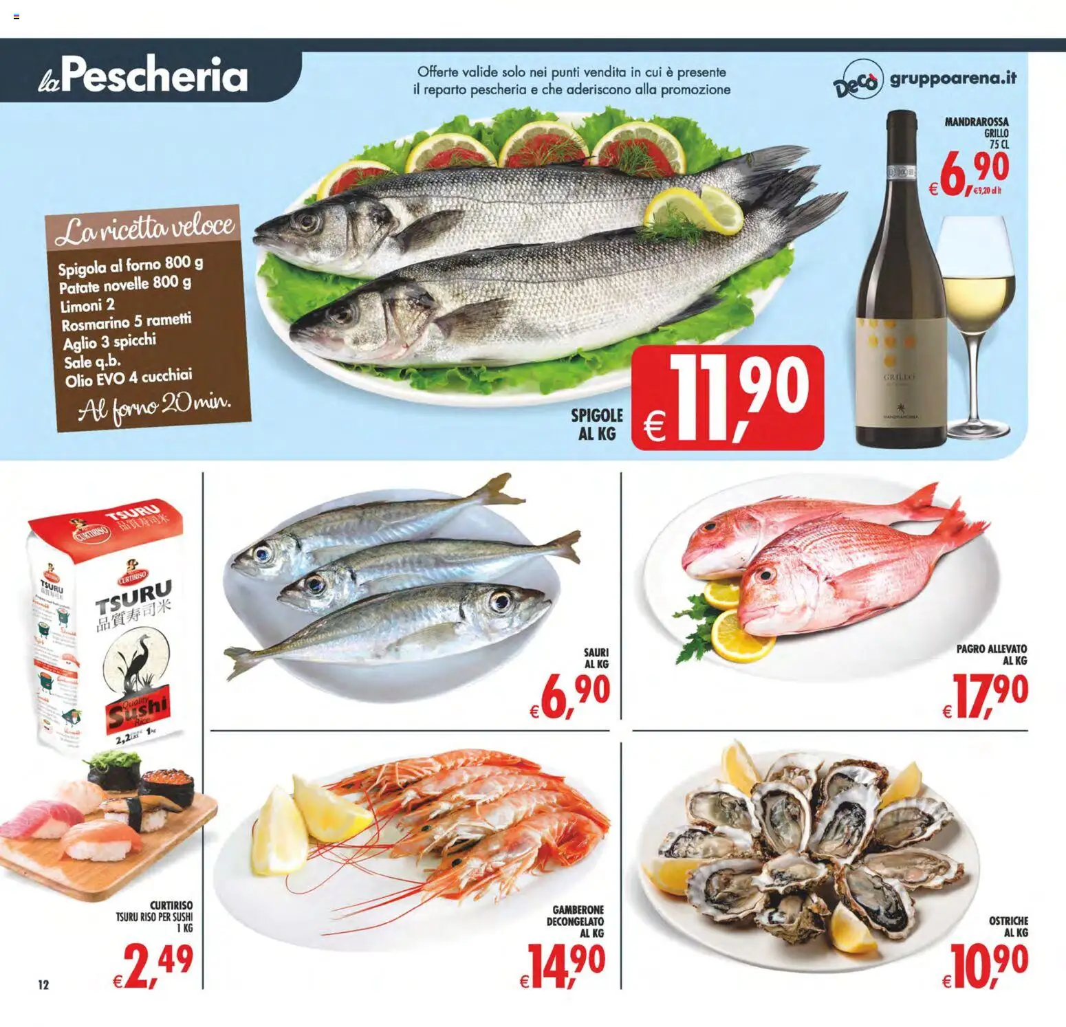 Volantino Decò del 08.05.2026 | Pagina: 15 | Prodotti: Patate, Sale, Spigola, Forno
