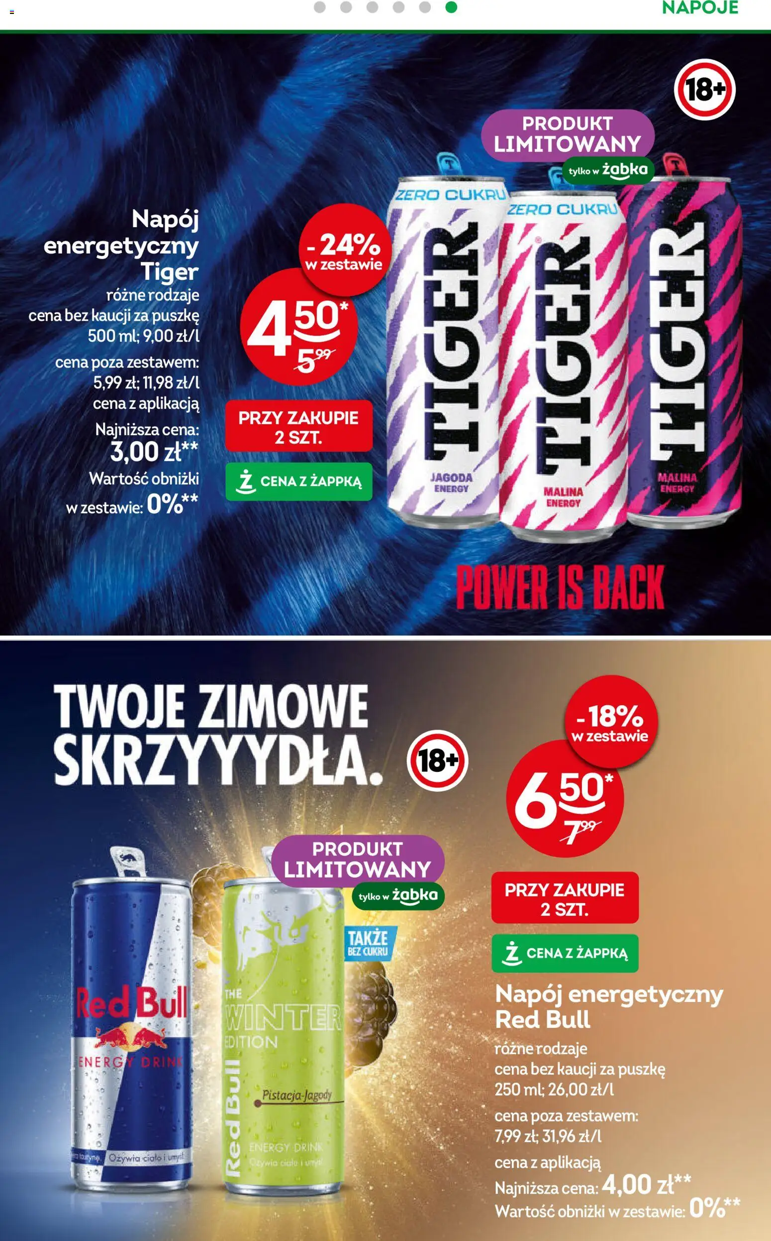 Żabka gazetka od 07.10.2026 | Strona: 25 | Produkty: Malina, Red bull, Napoje, Napój energetyczny