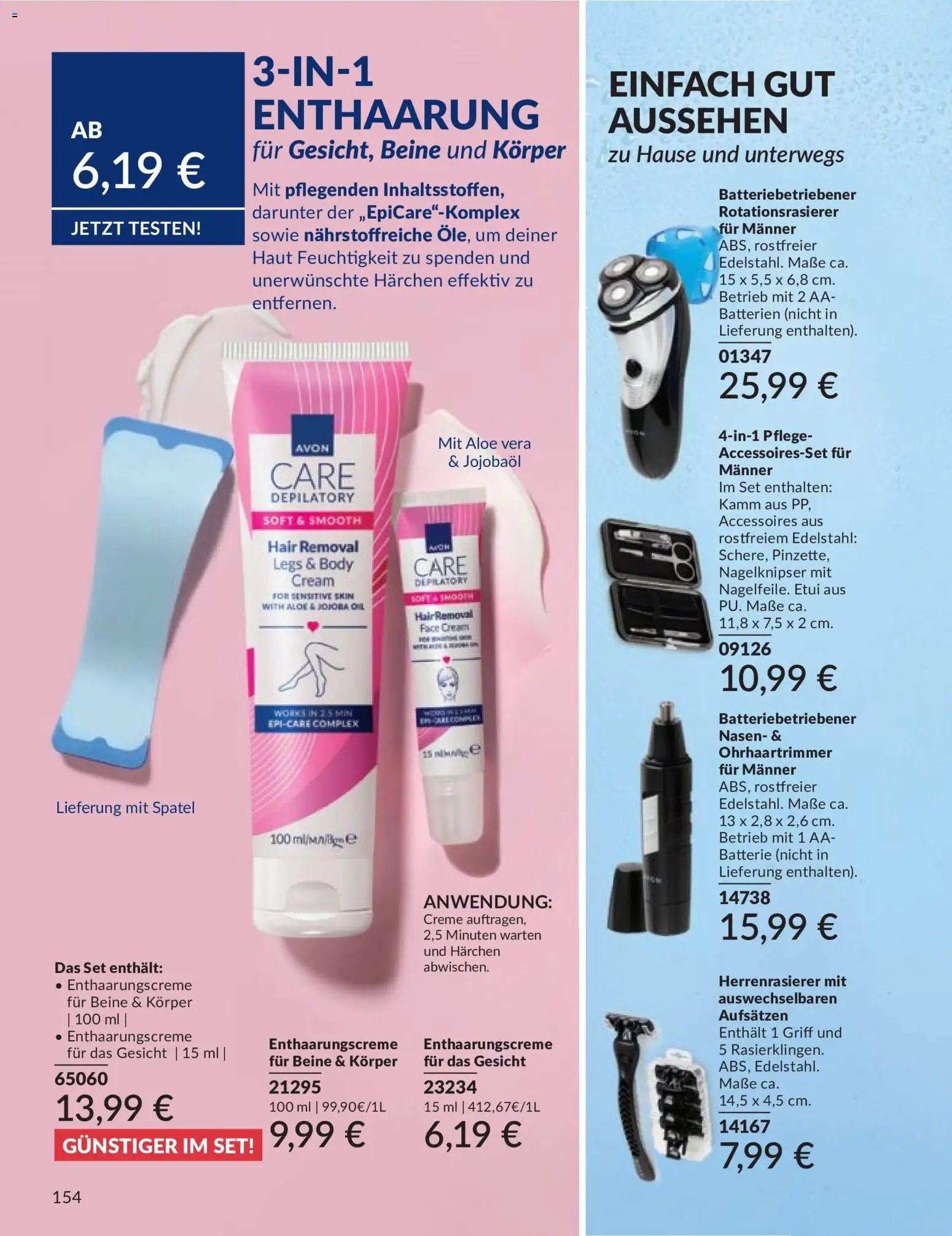 AVON Katalog Mai 2026 – gültig ab 01.05.2026 | Seite: 176 | Produkte: Batterien, Batterie, Creme, Nagelknipser