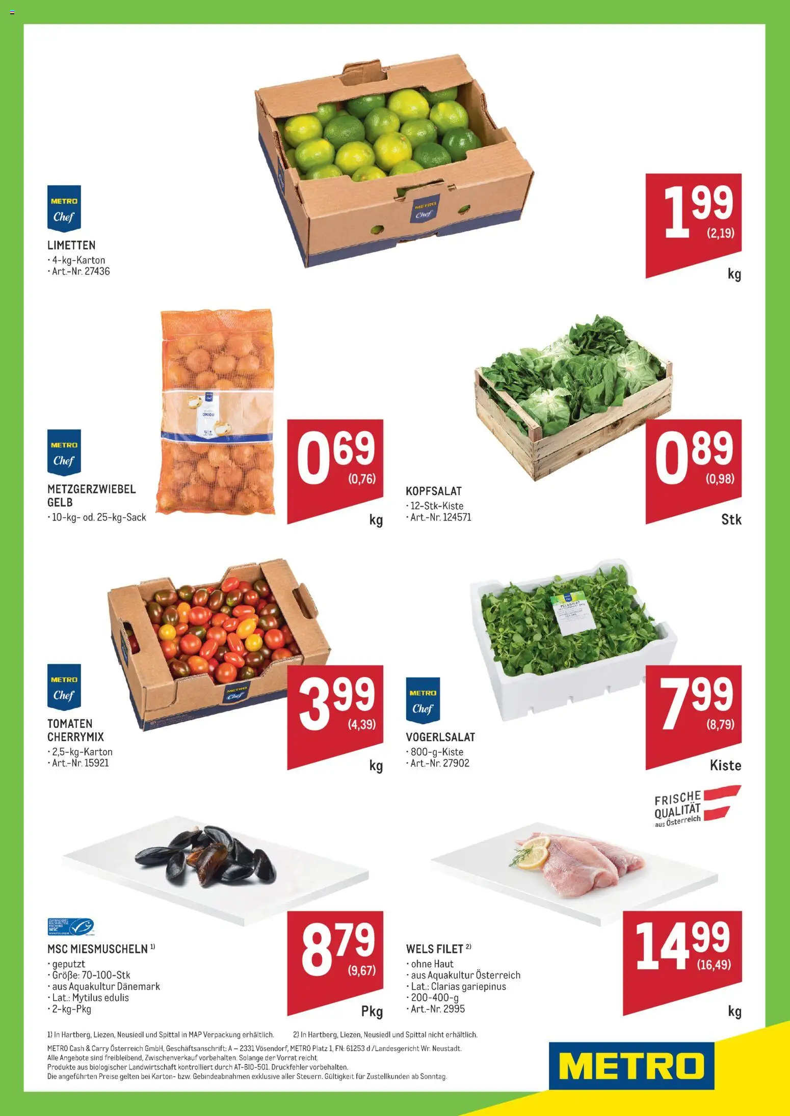 Metro angebote Ultrafrische Wochenhits gültig ab 07.06.2026 | Seite: 2 | Produkte: Tomaten