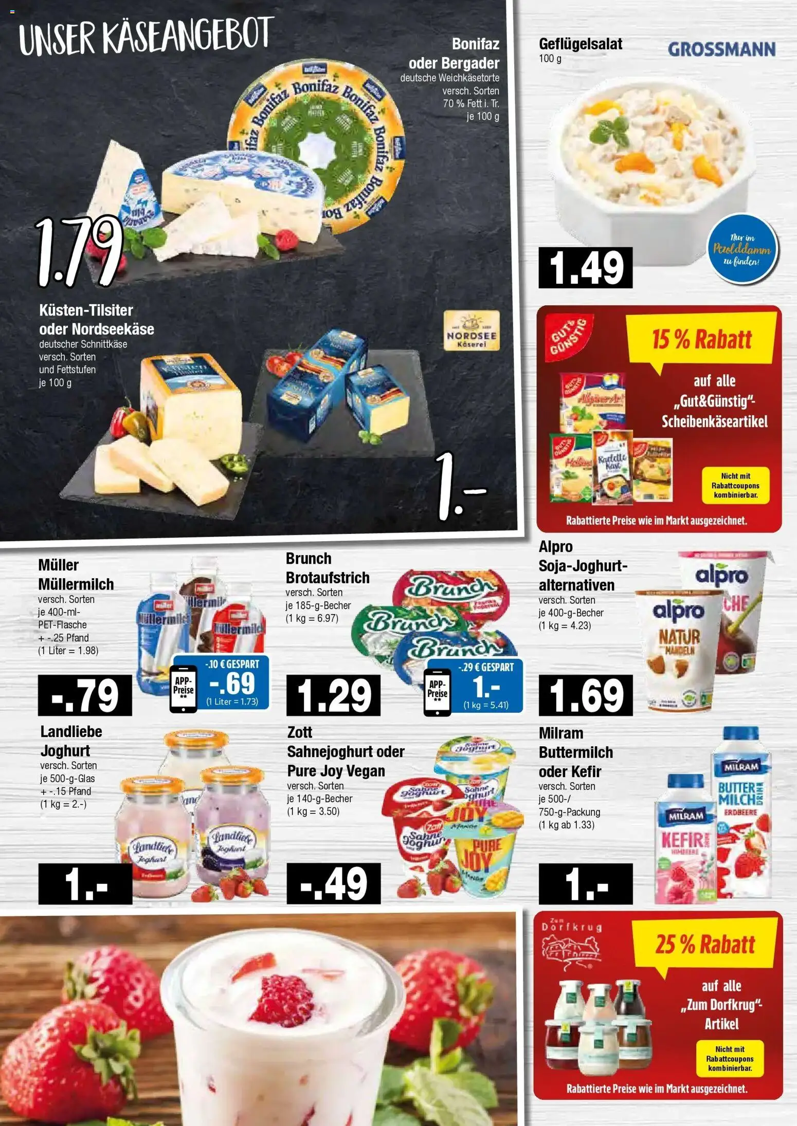 Edeka Prospekt Hamburg (ab 24.08.2026) » Angebote Online | Seite: 4 | Produkte: Butter, Mandeln, Milram, Sahne