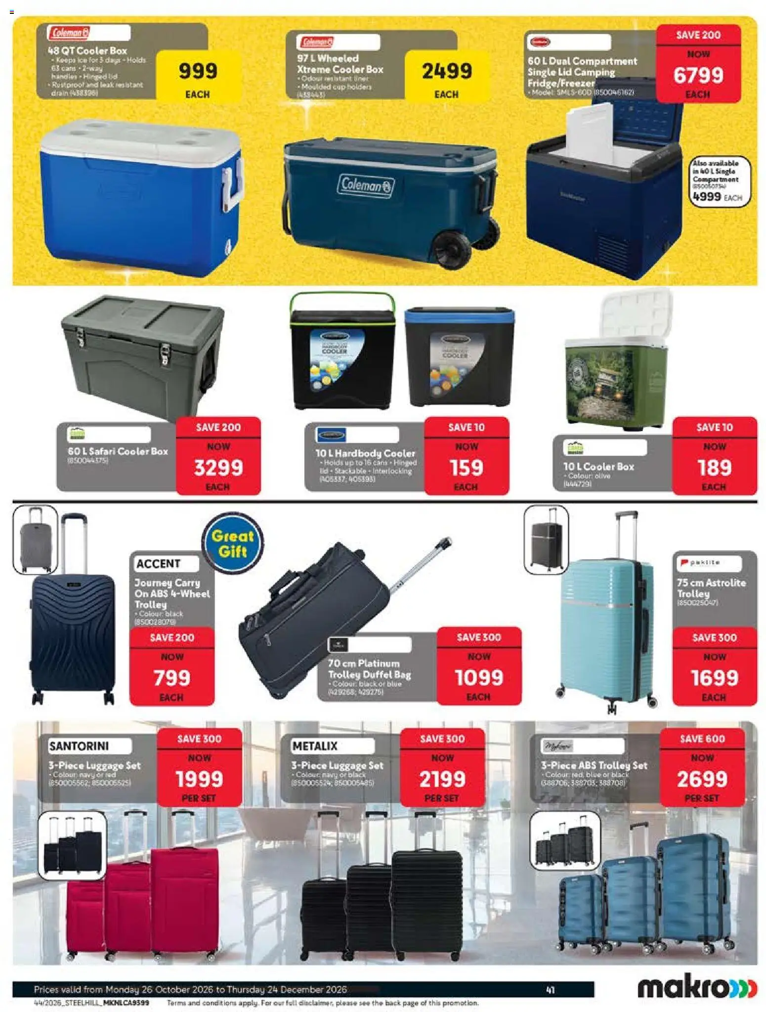 New Makro catalogue – valid from 26/10/2026 | Page: 41 | Products: Bag, Box, Cooler