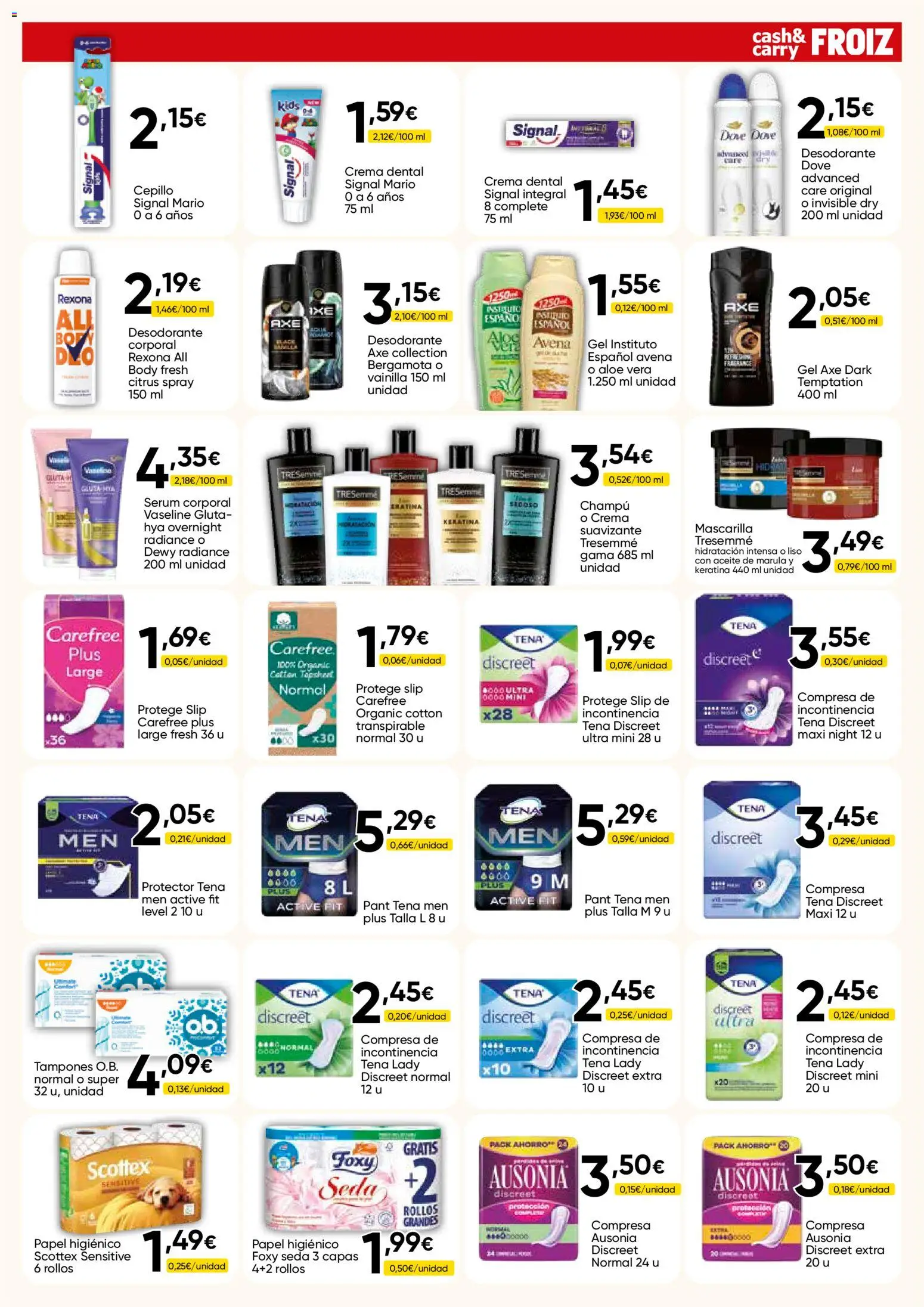 Froiz - Folleto Cash │ válido desde el 30/09/2026 | Página: 15 | Productos: Crema, Vainilla, Body, Aloe Vera