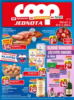 COOP Jednota leták platný od 07.05.2026