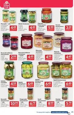 Pogląd oferty "Makro gazetka - Dystrybucja do sklepów" - ważna od 29.09.2026 | Strona: 25 | Produkty: Kapusta, Pieczarki, Oliwki, Sałatka