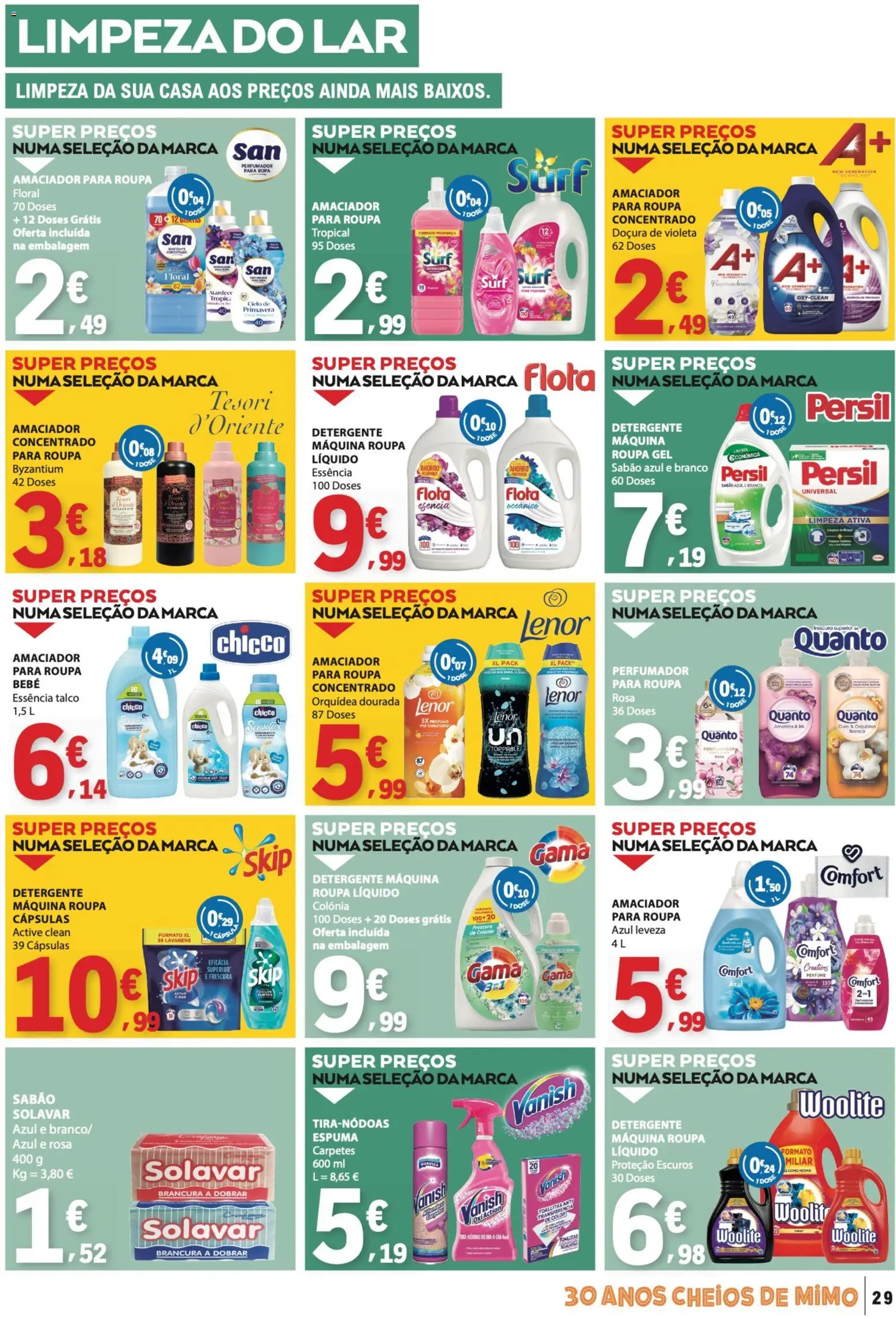 E.Leclerc folheto │ válido de 17/09/2026 | Página: 29 | Produtos: Dourada, Perfume, Sabão, Detergente