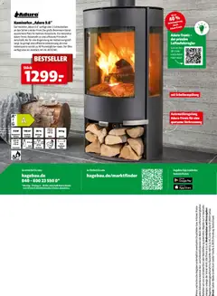 Hagebau Kaminofen & Zubehör ab 29.06.2026 gültig | Seite: 40 | Produkte: Ofen, Gewicht, Kaminofen