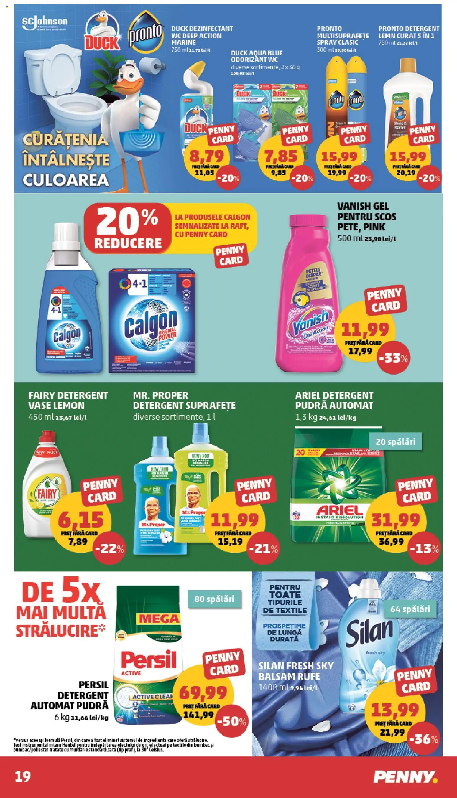 Noul catalog PENNY – valabil de la 29.07.2026 | Pagină: 19 | Produse: Pomelo, Pudră, Balsam, Çelik Mama ve Su Kabı