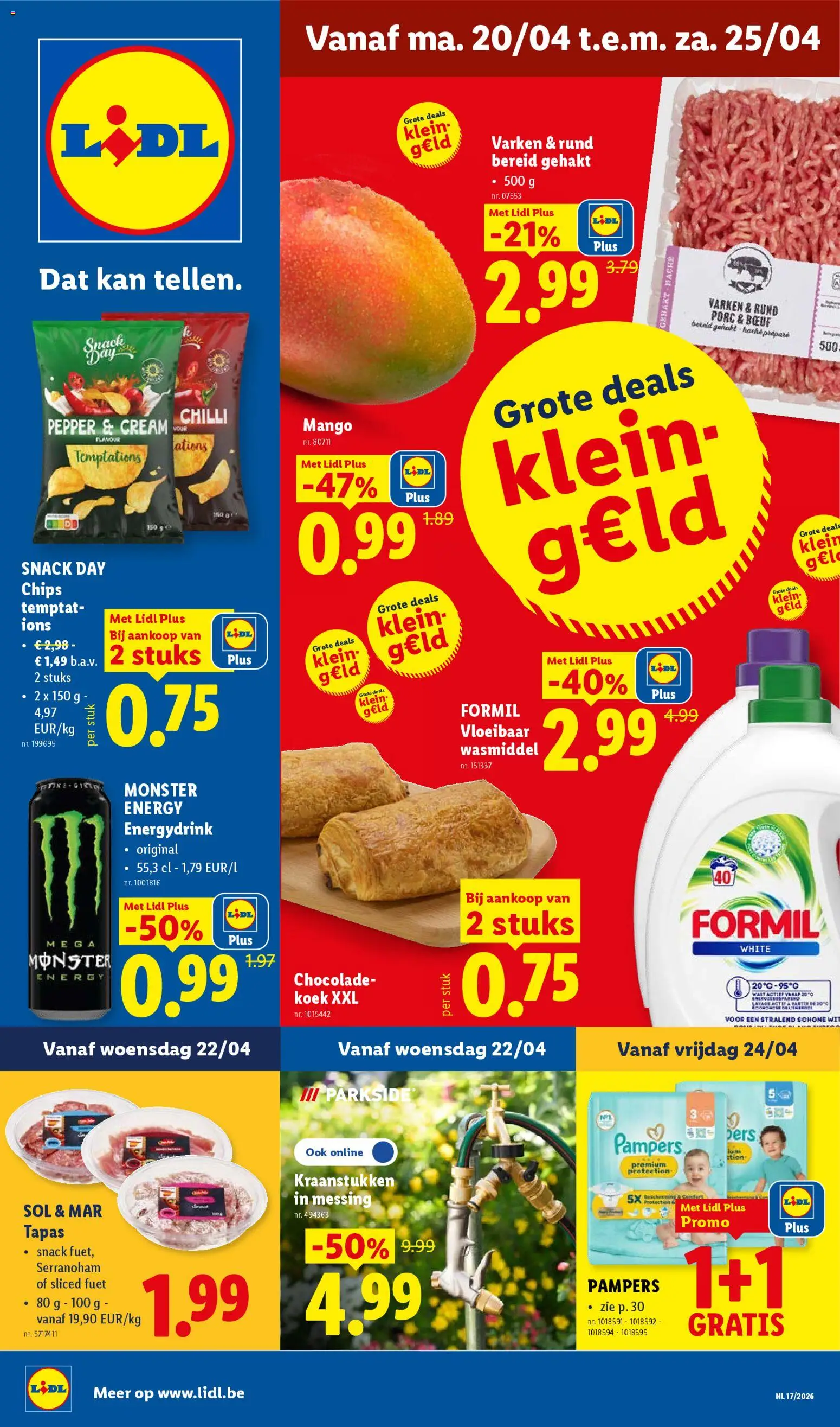 {H1} | Pagina: 1 | Producten: Monster Energy, Pampers, Wasmiddel, Kan