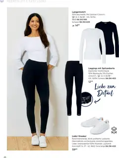 Angebote Tchibo ab 01.06.2026 gültig | Seite: 26 | Produkte: Langarmshirt, Leggings