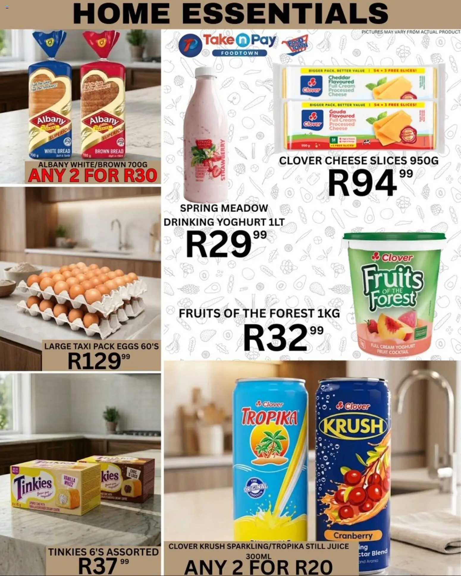 New Take n Pay catalogue – valid from 26.05.2026 | Page: 11 | Products: Bread, Cream, Fruit, Tomate triturado