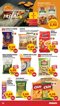 Ofertele PENNY valabile de la 26.08.2026 | Pagină: 15 | Produse: Cașcaval, Măsline, Porumb, Floarea Soarelui