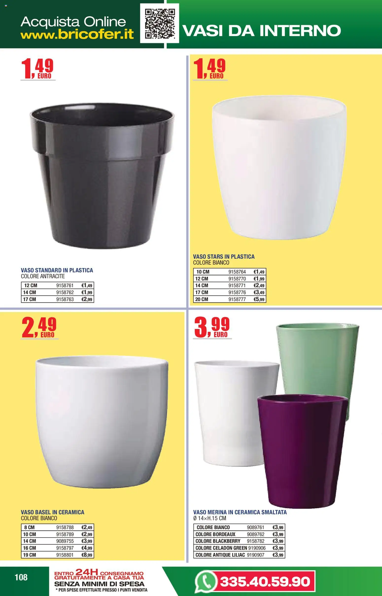 Volantino Self del 14/04/2026 | Pagina: 108 | Prodotti: Vaso