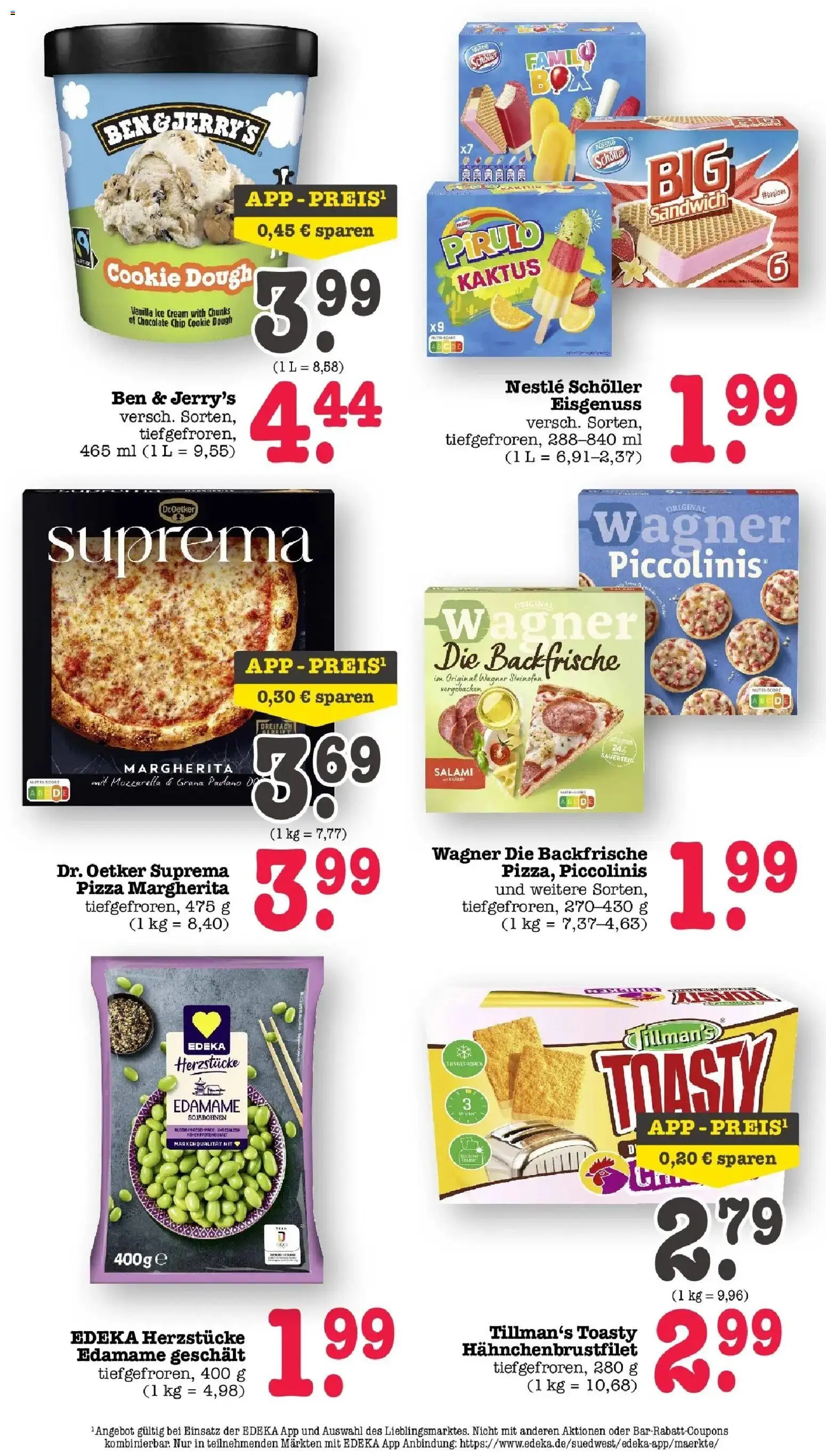 Edeka prospekt Bühlertal	 – gültig ab 10.05.2026 | Seite: 36 | Produkte: Ben & Jerry's, Piccolinis, Salami, Pizza