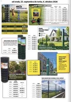 Živex katalog akcije – veljaven od 23.09.2026 | Stran: 6 | Izdelki: Baterija, Baterije, Ograja, Zelena