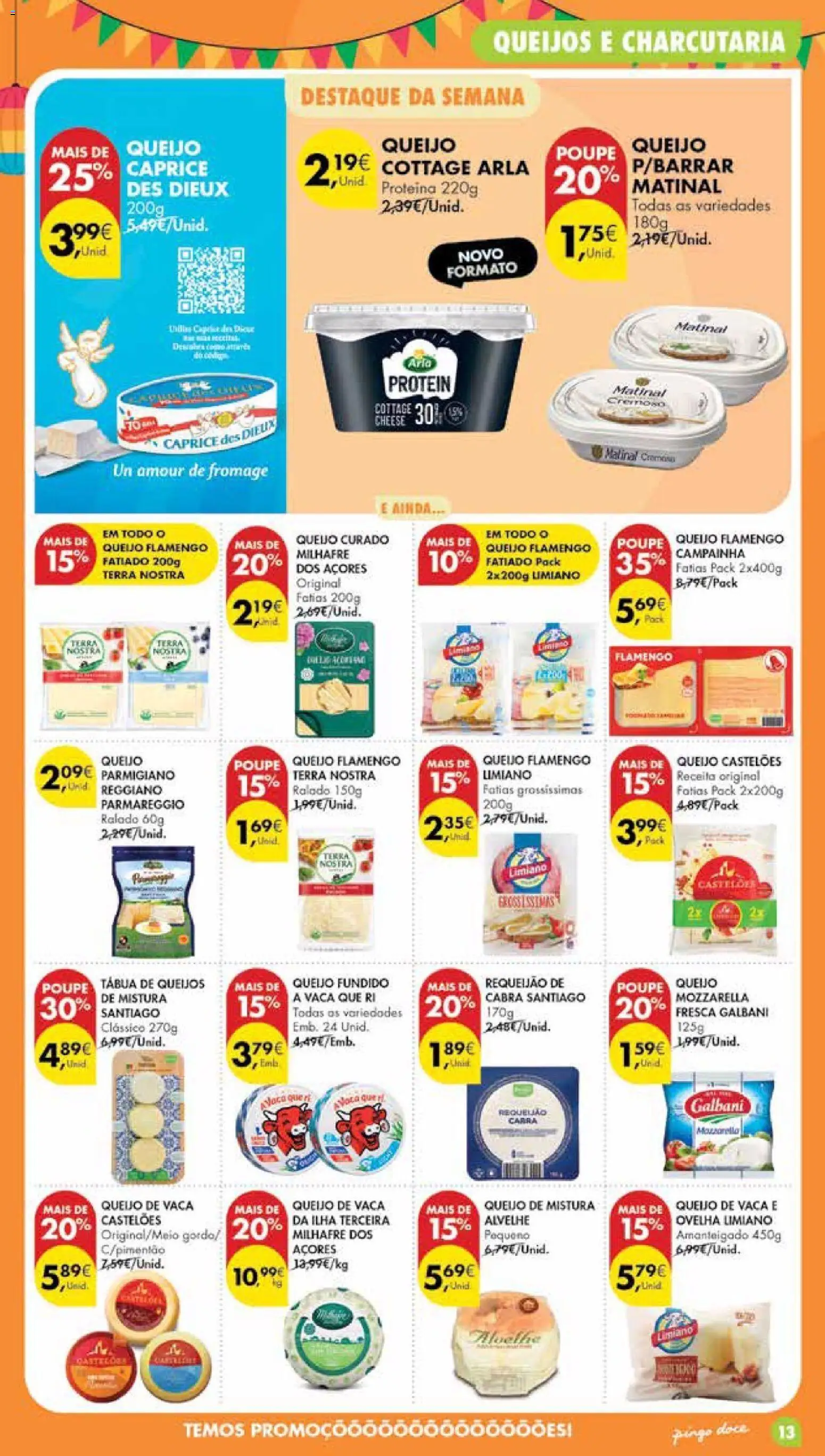 Pingo Doce Poupe Esta Semana Madeira │ válido de 09.06.2026 | Página: 13 | Produtos: Tábua, Campainha, Queijo, Requeijão