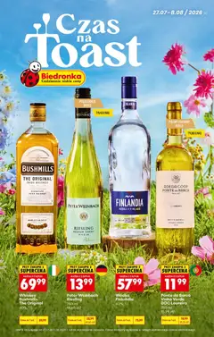 Pogląd oferty "Biedronka gazetka - Czas na toast" - ważna od 27.07.2026