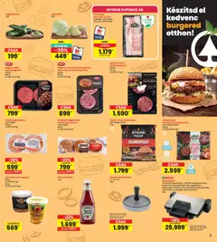 Interspar akciós újság - amely érvényes a következő dátumtól: 30.04.2026 | Oldal: 9 | Termékek: Jégsaláta, Hamburger, Hamburgerzsemle, Hagyma
