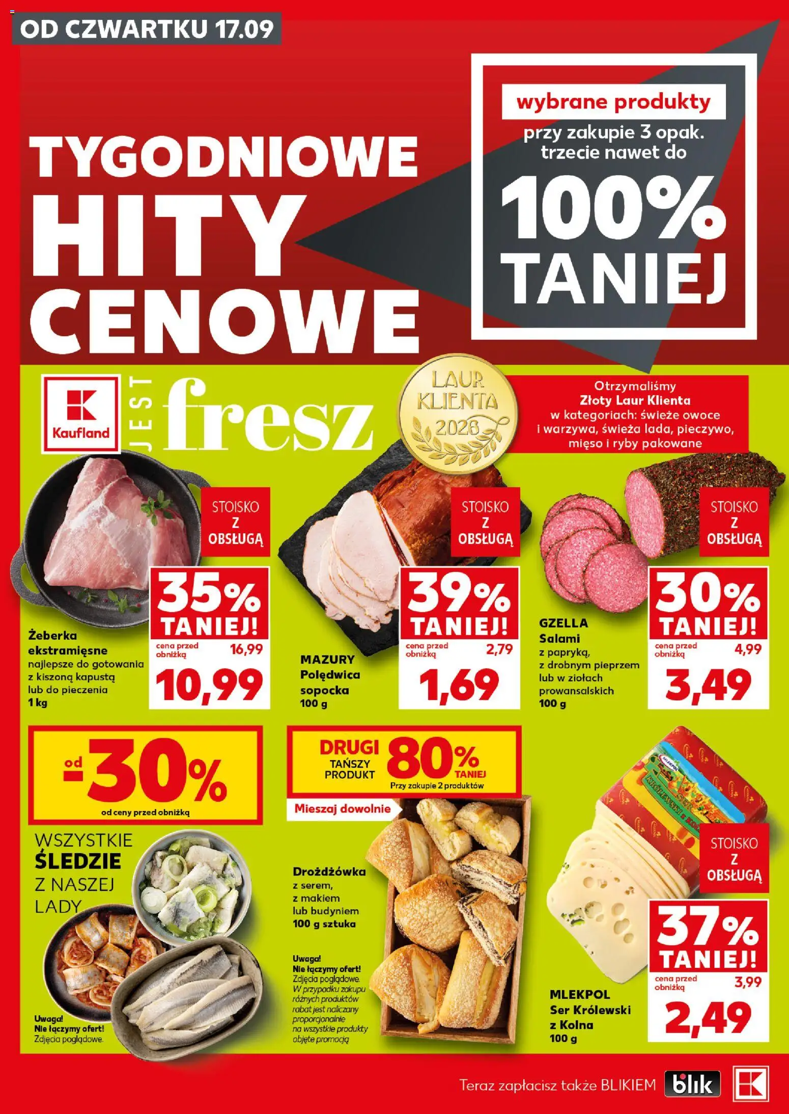 Kaufland Polsko leták - Mocny start od 21.09.2026 | Strana: 6 | Produkty: Ryby, Kapusta