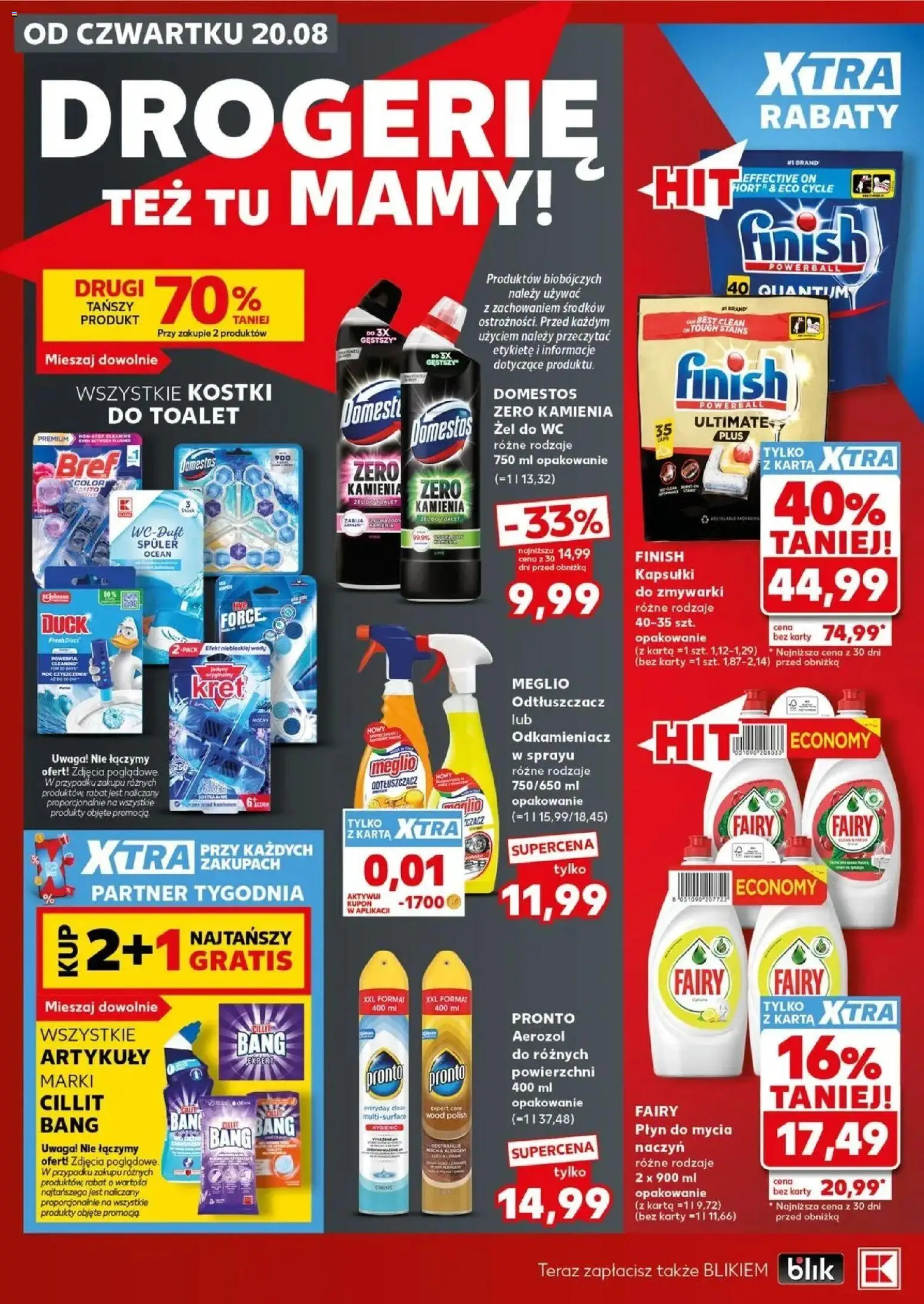 Kaufland gazetka - Mocny start od 24.08.2026 - od jutra PDF | Strona: 22 | Produkty: Kapsułki, Cleaner, Fairy, Kapsułki do zmywarki