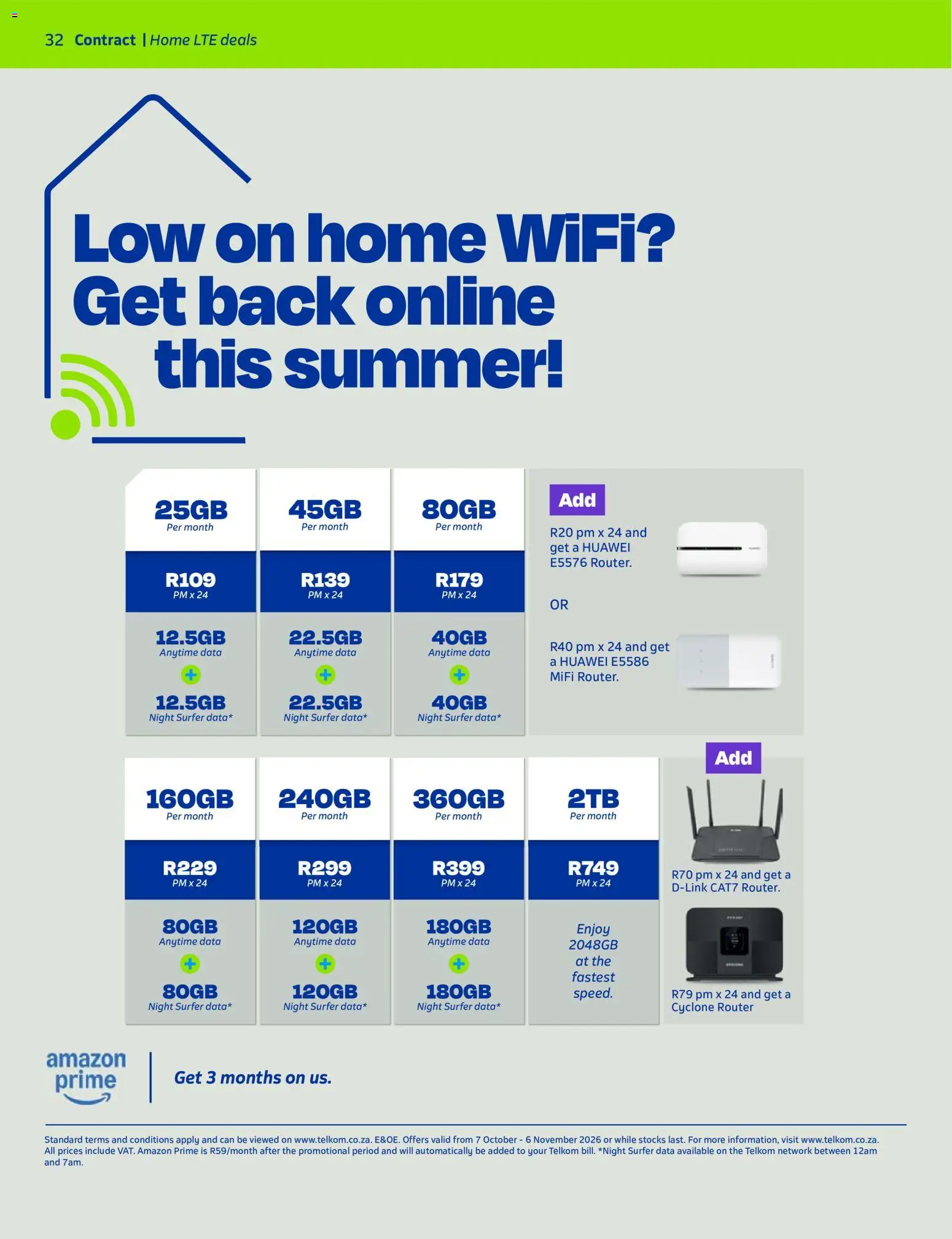New Telkom catalogue – valid from 07/10/2026 | Page: 32 | Products: Data, Router
